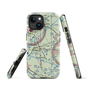 Hepp Airport (9LL2) VFR Sectional  Tough iPhone Case