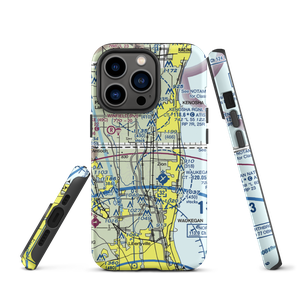 Herbert C. Maas Airport (IL02) VFR Sectional  Tough iPhone Case