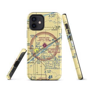 Hereford Municipal Airport (HRX) VFR Sectional  Tough iPhone Case