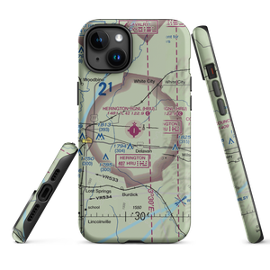 Herington Regional Airport (HRU) VFR Sectional  Tough iPhone Case