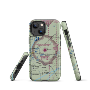 Herington Regional Airport (HRU) VFR Sectional  Tough iPhone Case