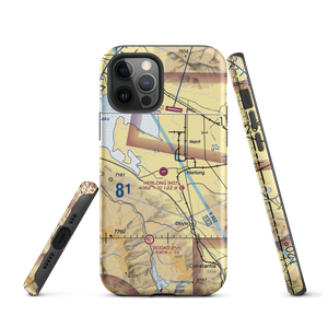 Herlong Airport (H37) VFR Sectional  Tough iPhone Case