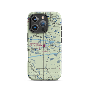 Hermann Municipal Airport (63M) VFR Sectional  Tough iPhone Case