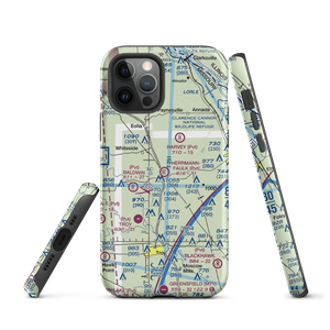 Hermann-Faulk Airfield (54MO) VFR Sectional  Tough iPhone Case