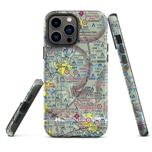 Hermitage Airport (PA22) VFR Sectional  Tough iPhone Case