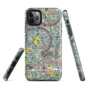 Hermitage Airport (PA22) VFR Sectional  Tough iPhone Case