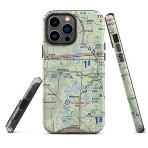 Hermitage Lions Heliport (3M1) VFR Sectional  Tough iPhone Case