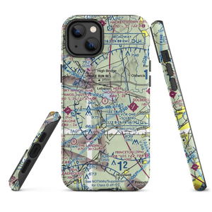 Herr Mountain Airport (5NJ2) VFR Sectional  Tough iPhone Case