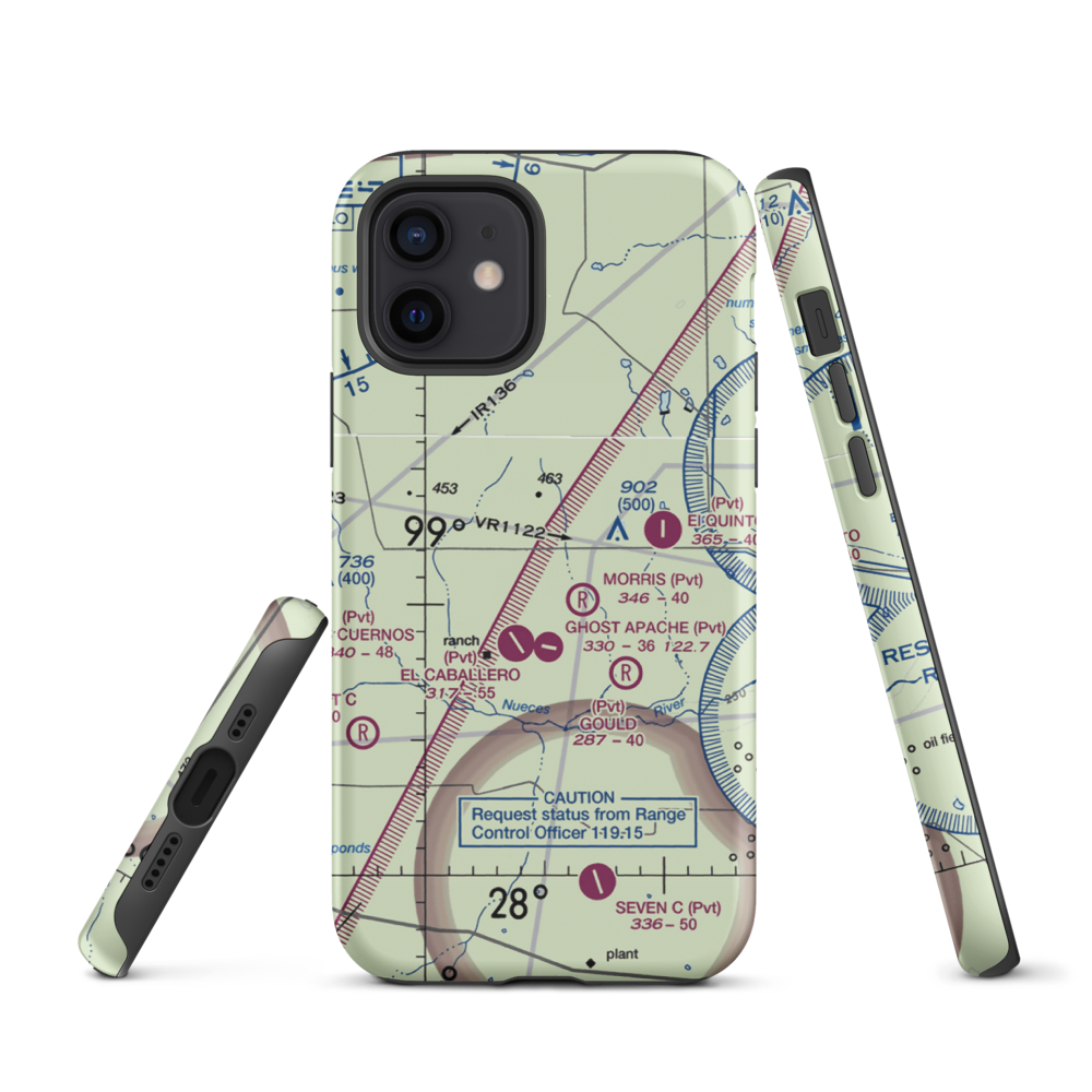 Herradura Lodge Airport (US-0061) VFR Sectional  Tough iPhone Case iPhone 12 model shown