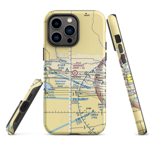 Hershey Flying Service Field Airport (NE64) VFR Sectional  Tough iPhone Case