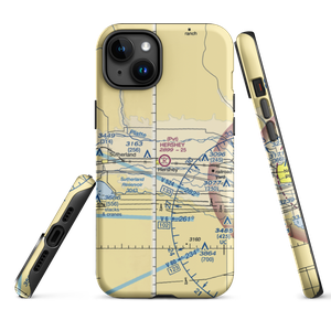 Hershey Flying Service Field Airport (NE64) VFR Sectional  Tough iPhone Case