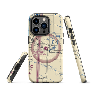 Hettinger Municipal Airport (HEI) VFR Sectional  Tough iPhone Case