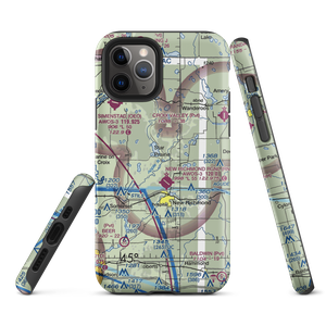 Hexum Flight Park Ultralightport (WS30) VFR Sectional  Tough iPhone Case