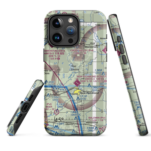 Hexum Flight Park Ultralightport (WS30) VFR Sectional  Tough iPhone Case