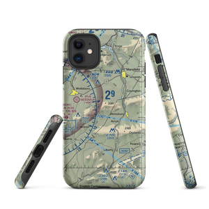 Hi Line Lodge Airport (61PA) VFR Sectional  Tough iPhone Case