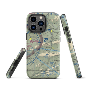 Hi Line Lodge Airport (61PA) VFR Sectional  Tough iPhone Case