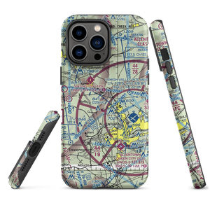 Hi-Vu Airport (PA65) VFR Sectional  Tough iPhone Case