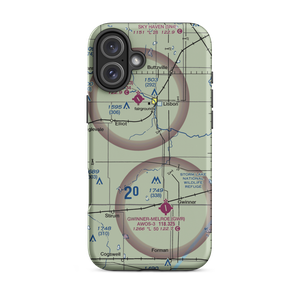 Hiam Private Airport (7NA3) VFR Sectional  Tough iPhone Case