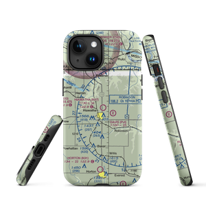 Hiawatha Municipal Airport (K87) VFR Sectional  Tough iPhone Case