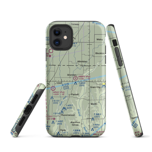 Hibbs Farm Airport (MO62) VFR Sectional  Tough iPhone Case