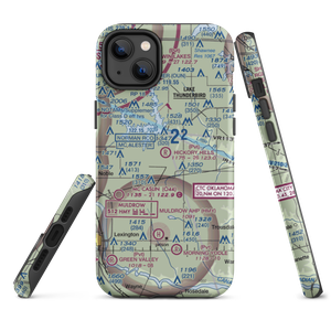 Hickory Hills Airport (10OK) VFR Sectional  Tough iPhone Case