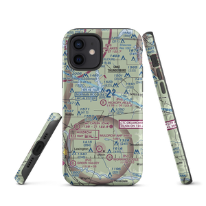 Hickory Hills Airport (10OK) VFR Sectional  Tough iPhone Case