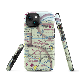 Hidden Hills Ranch Airport (NY33) VFR Sectional  Tough iPhone Case