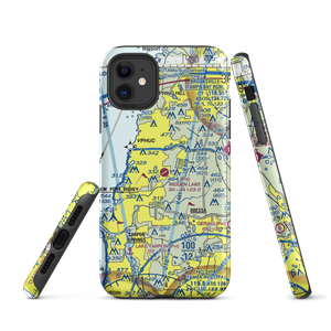 Hidden Lake Airport (FA40) VFR Sectional  Tough iPhone Case