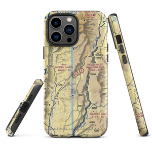 Hidden Lakes Airport (ID44) VFR Sectional  Tough iPhone Case