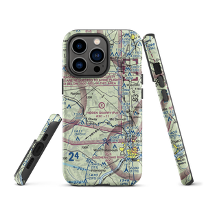 Hidden Quarry Airport (0OI9) VFR Sectional  Tough iPhone Case