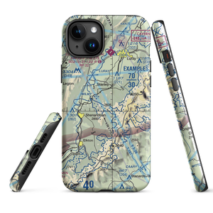 Hidden River Airport (89VA) VFR Sectional  Tough iPhone Case