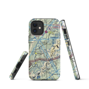 Hidden River Airport (89VA) VFR Sectional  Tough iPhone Case