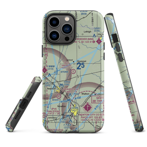 Hiebert Airfield (38KS) VFR Sectional  Tough iPhone Case