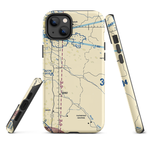 Higgins Bros Airport (1NE0) VFR Sectional  Tough iPhone Case