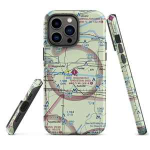 Higginsville Industrial Municipal Airport (HIG) VFR Sectional  Tough iPhone Case