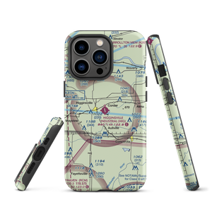 Higginsville Industrial Municipal Airport (HIG) VFR Sectional  Tough iPhone Case