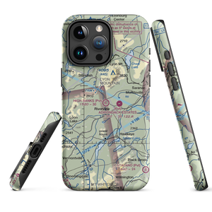 High Banks Farm Landing Area Airport (1NY4) VFR Sectional  Tough iPhone Case