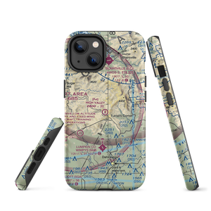 High Valley Airpark (GA87) VFR Sectional  Tough iPhone Case