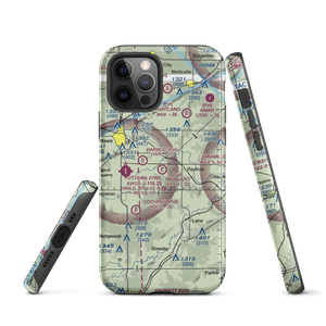 Highland Farm Airport (28KS) VFR Sectional  Tough iPhone Case