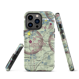 Highland Farm Airport (28KS) VFR Sectional  Tough iPhone Case