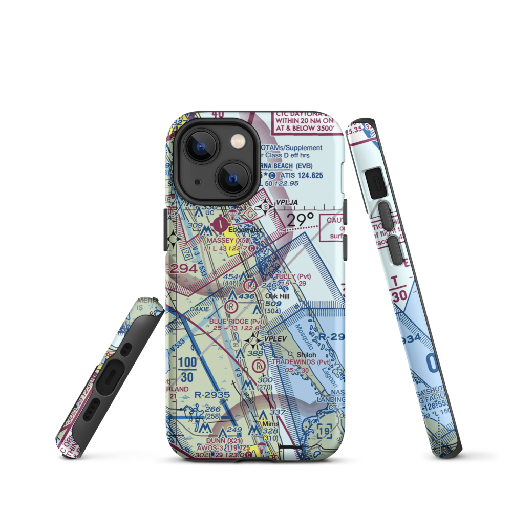 Highlander Airport (2FD6) VFR Sectional  Tough iPhone Case iPhone 13 mini model shown