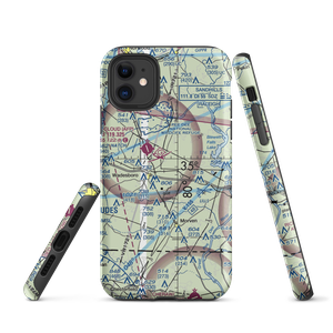 Hightower Areo Plantation Airport (67NC) VFR Sectional  Tough iPhone Case