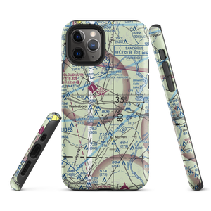 Hightower Areo Plantation Airport (67NC) VFR Sectional  Tough iPhone Case
