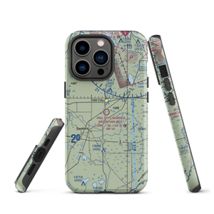 Hill City-Quadna Mountain Airport (07Y) VFR Sectional  Tough iPhone Case