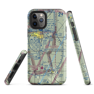 Hill Top Private Airport (OK08) VFR Sectional  Tough iPhone Case