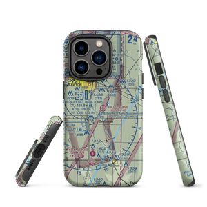 Hill Top Private Airport (OK08) VFR Sectional  Tough iPhone Case