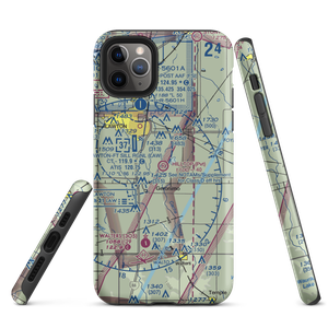 Hill Top Private Airport (OK08) VFR Sectional  Tough iPhone Case