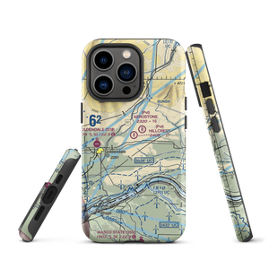 Hillcrest Airport (2WN9) VFR Sectional  Tough iPhone Case