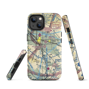 Hillcrest Farms Airport (WT01) VFR Sectional  Tough iPhone Case