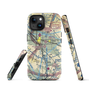 Hillcrest Farms Airport (WT01) VFR Sectional  Tough iPhone Case